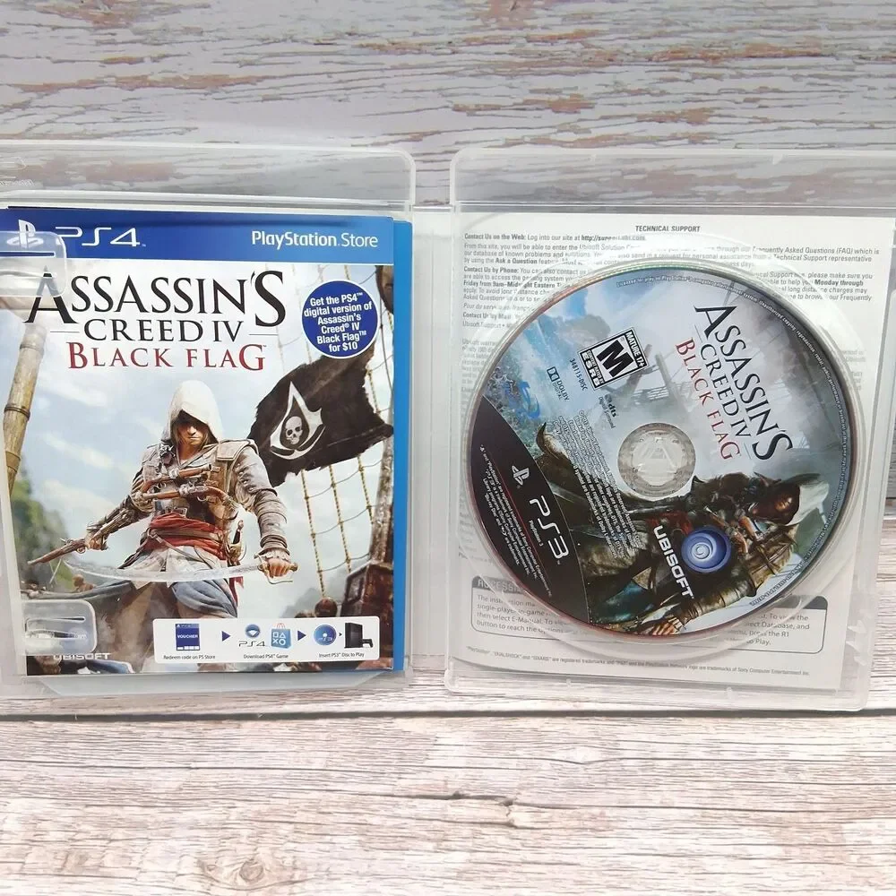 Lot of 3 PlayStation 3 Assassins Creed Games (IV Black Flag - III - Revelation)